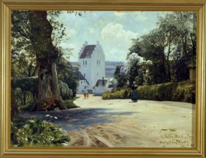 聖ヨルゲン教会の眺め 作： Peder Monsted